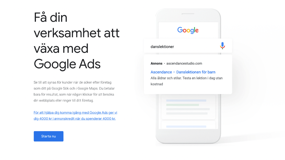 Google Ads är ett bra sätt att generera snabba resultat och ökad försäljning.